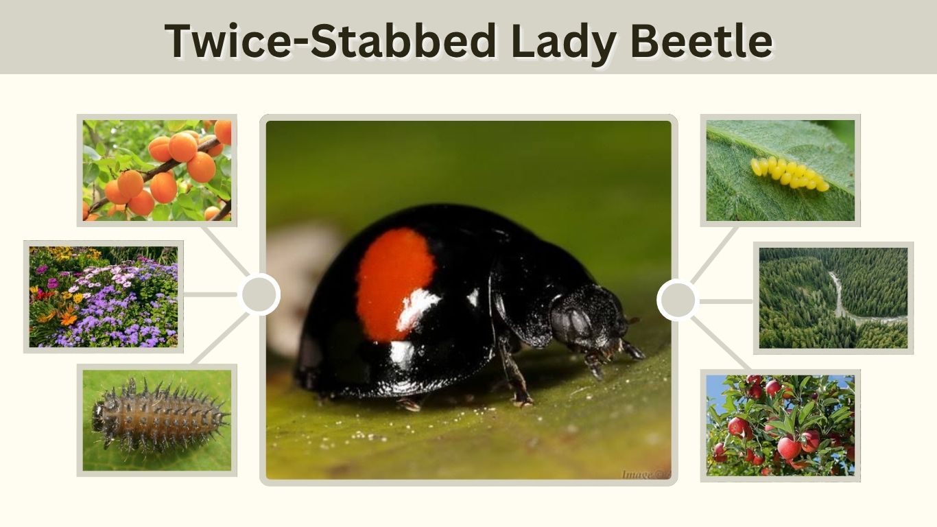 Twice-Stabbed Lady Beetle: Identification, Life Cycle & Facts