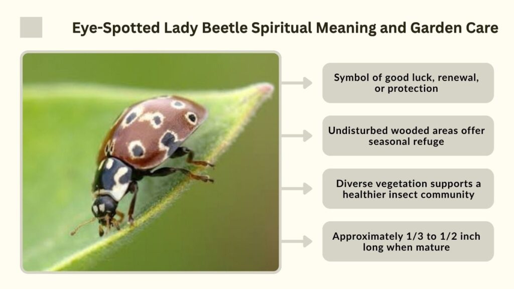 Eye-Spotted Lady Beetle Spiritual Meaning and Garden Care