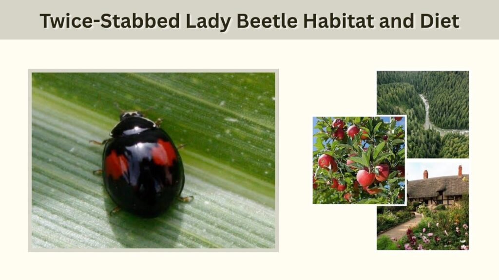 Twice-Stabbed Lady Beetle Habitat and Diet