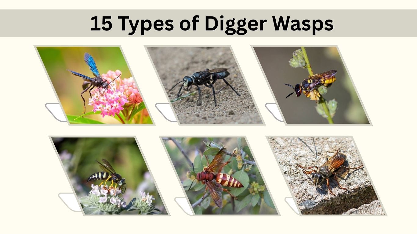 15 Types of Digger Wasps: Identification, Habitat & Facts