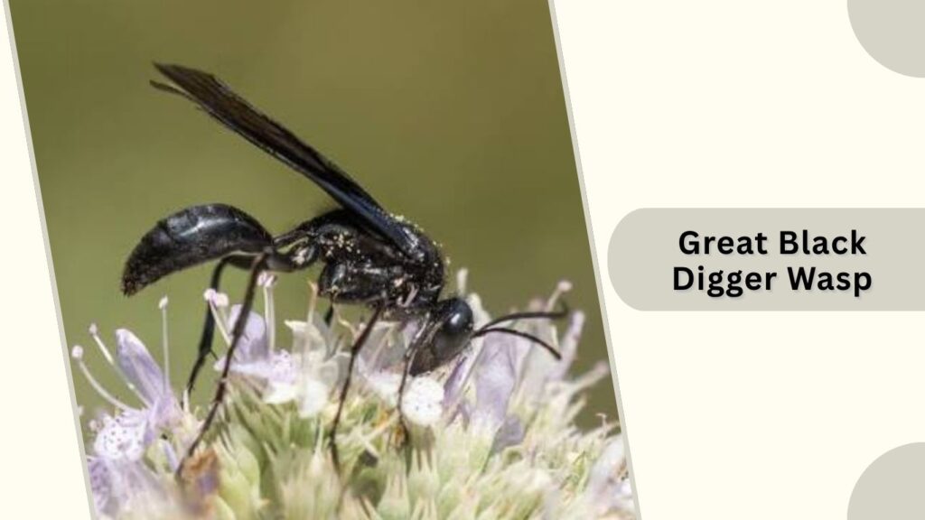 Great Black Digger Wasp