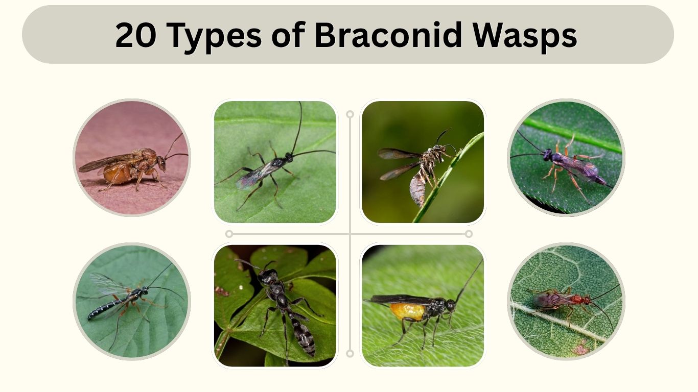 20 Types of Braconid Wasps: Identification with Pictures