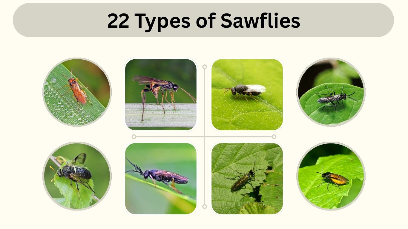 22 Types of Sawflies: Identification, Habitat and Facts