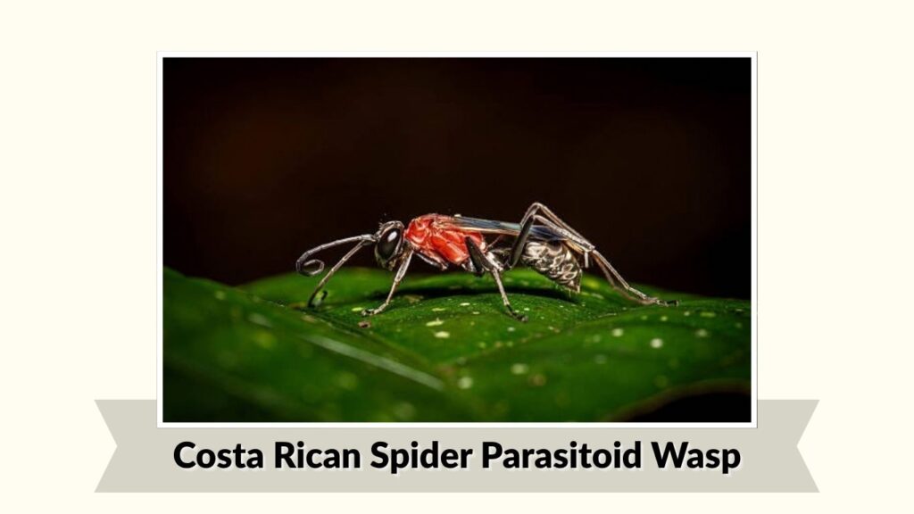 Costa Rican Spider Parasitoid Wasp