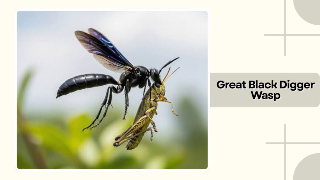 Great Black Digger Wasp