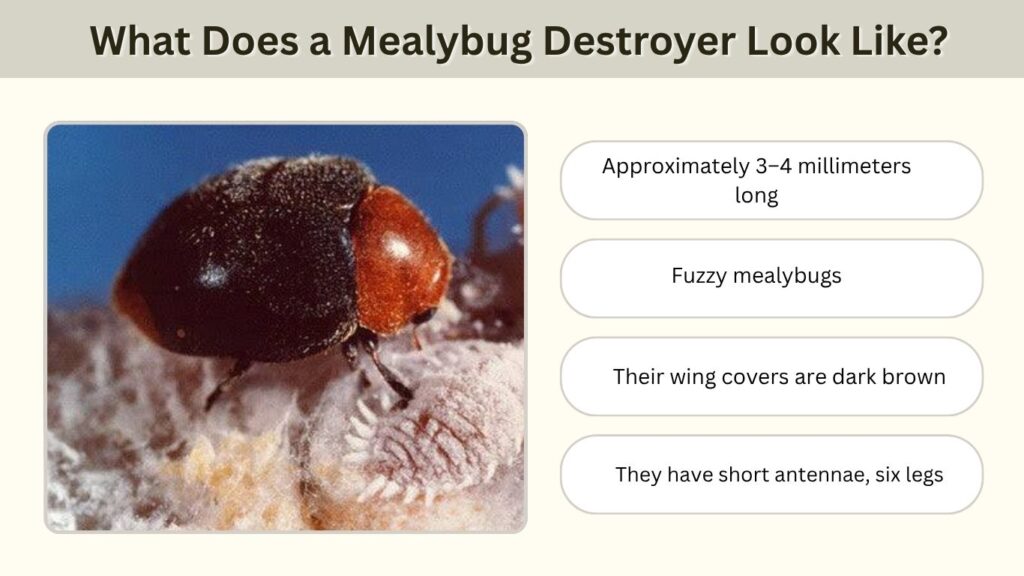 What Does a Mealybug Destroyer Look Like?