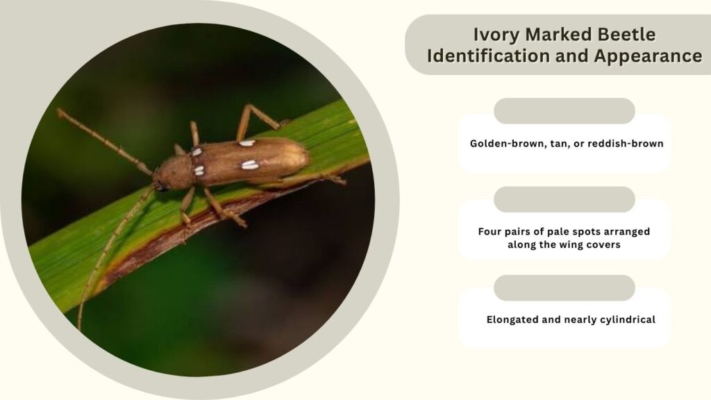 Ivory Marked Beetle Identification and Appearance