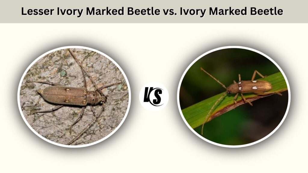 Lesser Ivory Marked Beetle vs. Ivory Marked Beetle