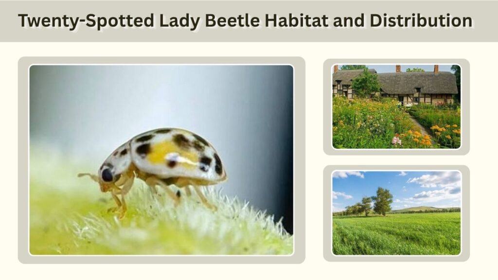 Twenty-Spotted Lady Beetle Habitat and Distribution