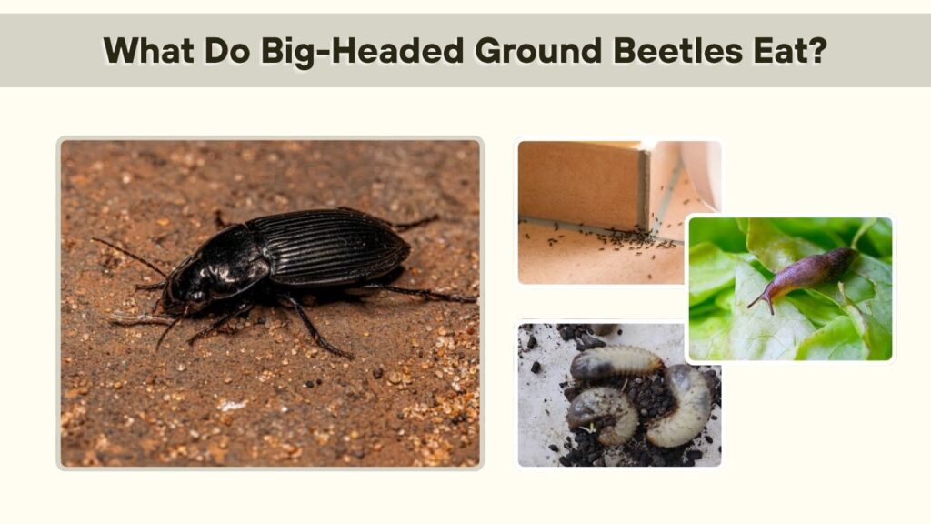 What Do Big-Headed Ground Beetles Eat?