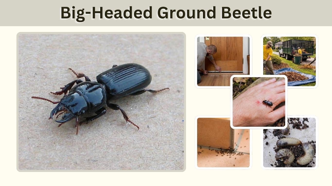 Big-Headed Ground Beetle: Bite, Identification & Removal
