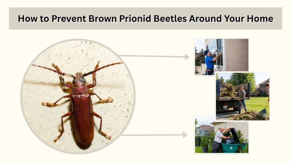 How to Prevent Brown Prionid Beetles Around Your Home